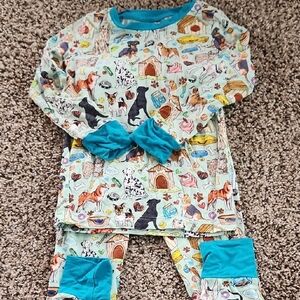 Bamboo Bliss 2pc Pajamas Dog Print